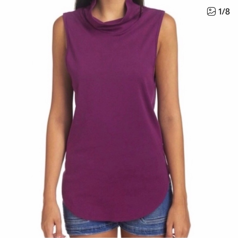 Free People Topanga Sleeveless Tank Top- Fuchsia